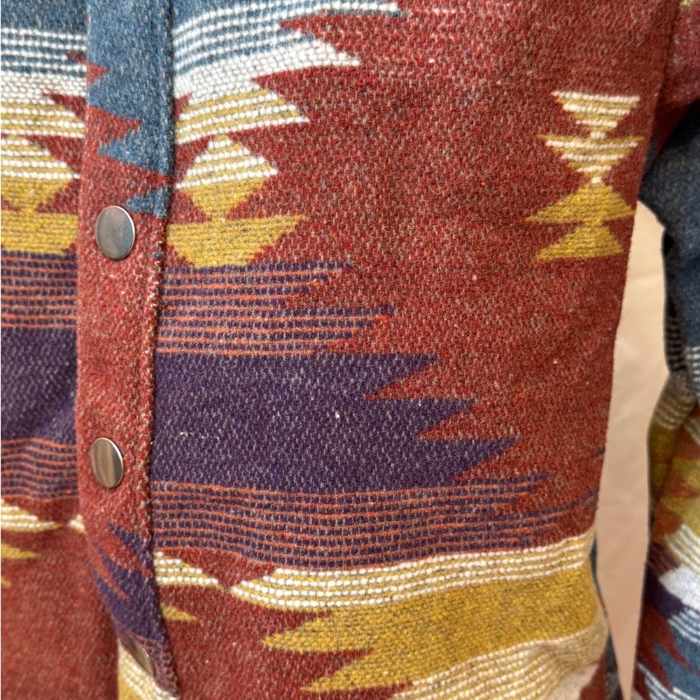 165 - Aztec Multicolor Patterned Jacket - image 2